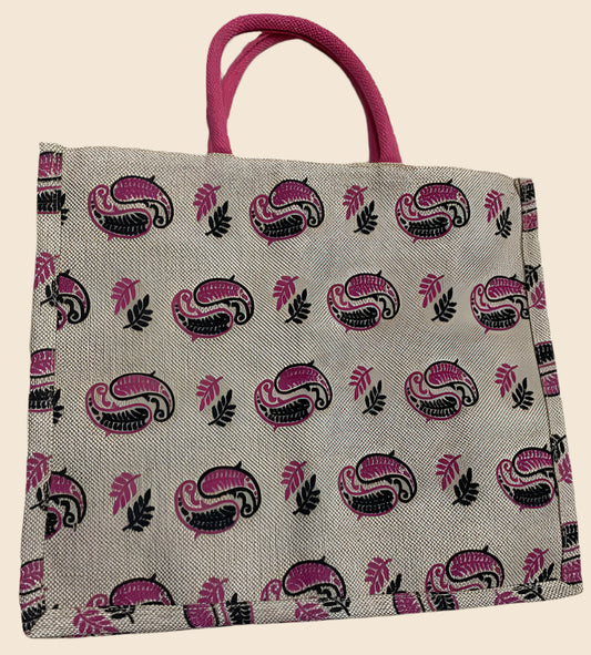 Multi-Purpose/Shopping Bag -Jute and Cotton Bag image 0