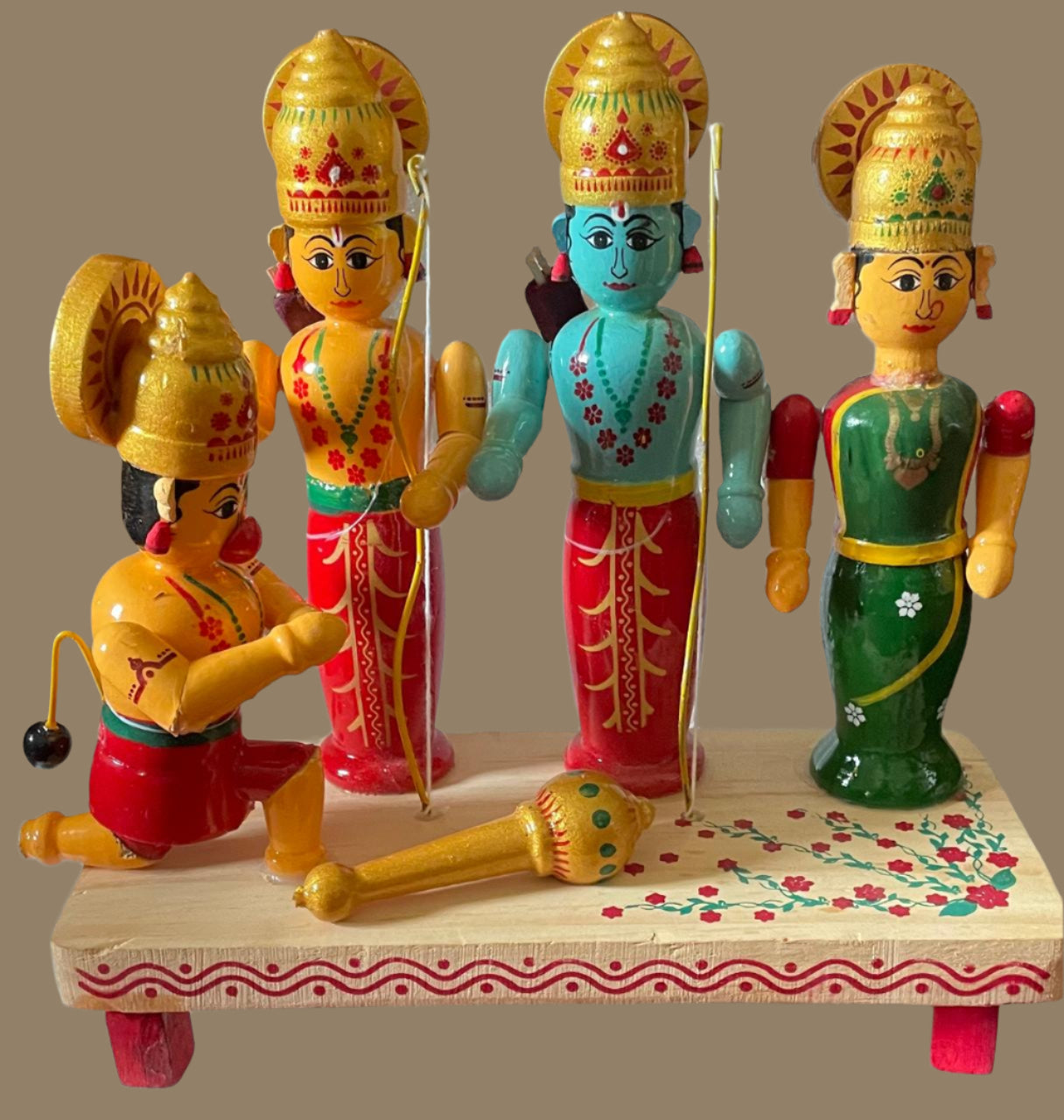 Wooden Ram Pattabishekam