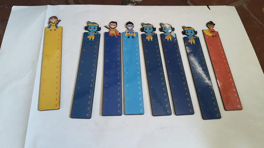 Ruler with Krishna print