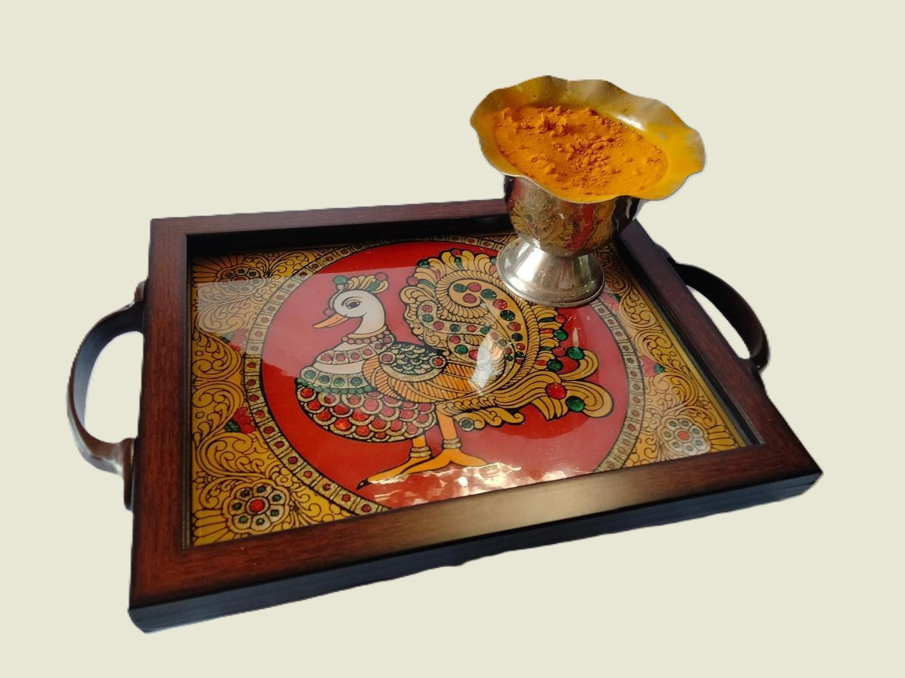 Digital printed medium tray