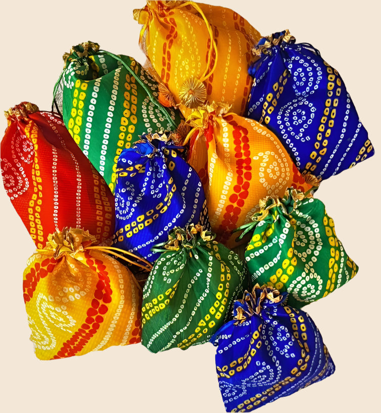 Bandhej Keri Giveaway Potli (Pack of 10) image 0