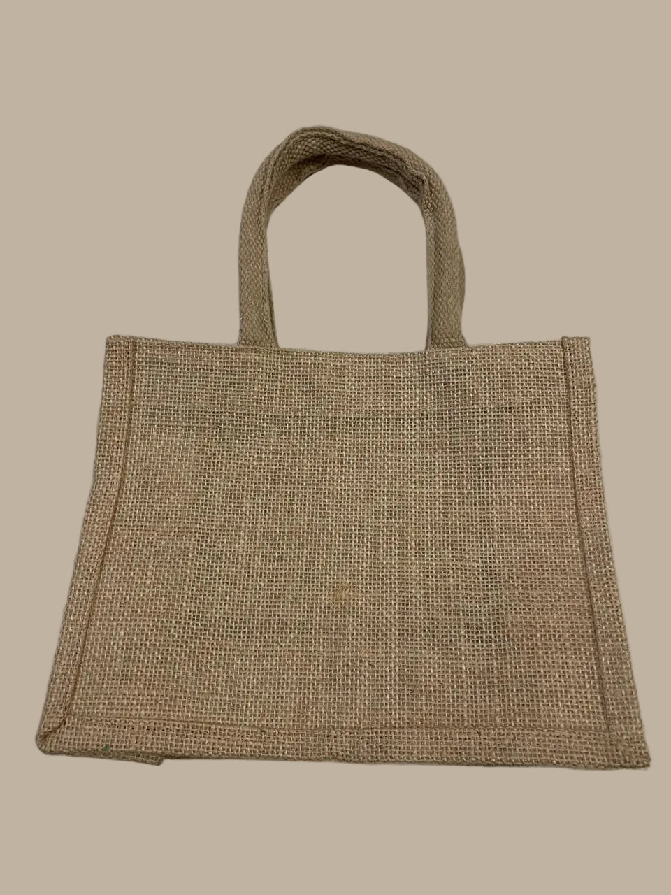 natural colour jute bag