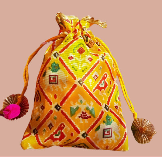 Patola Giveaway Potli (Pack of 10) image 0