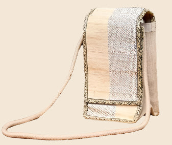 Banana fiber cross body/sling handbag image 1