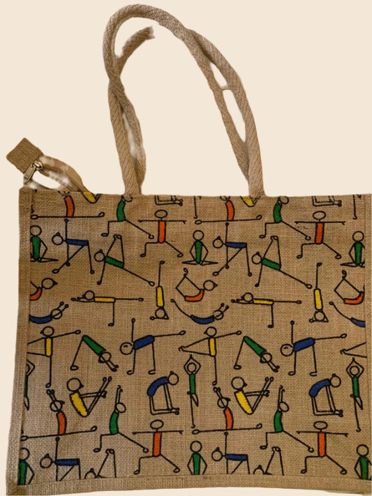 Multi-Purpose/Shopping Bag-Yoga Print image 0