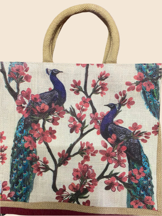 Peacock design bag image 0