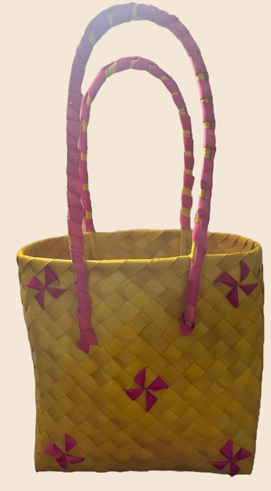 Long handle Palm leaf Bag image 0
