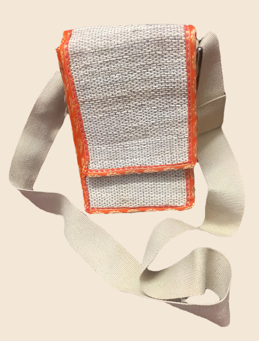 Banana fiber cross body/sling handbag image 0