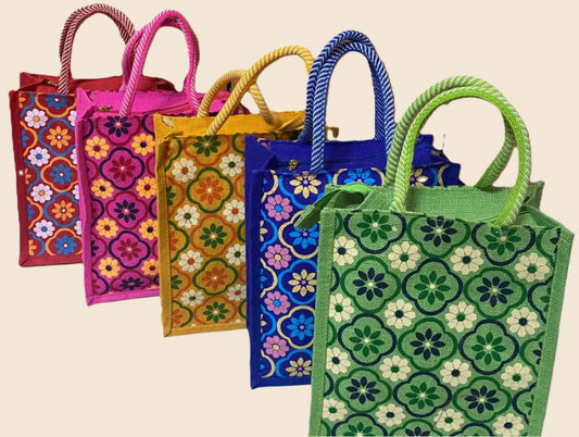 25 pk Floral  Return Gift Bag/ Thambolam Bag image 0