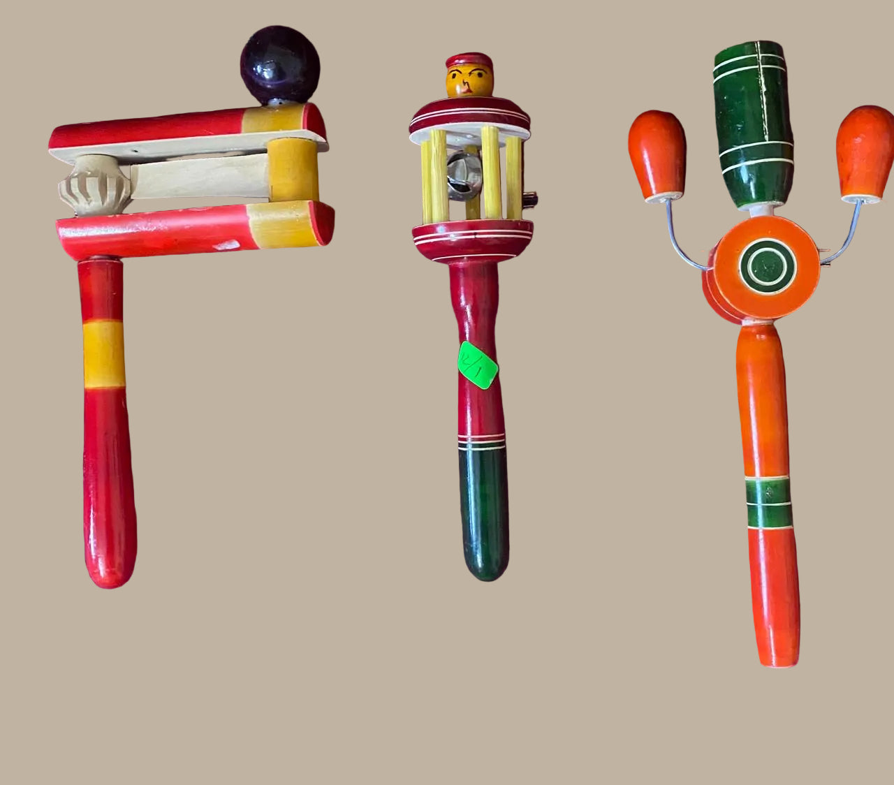 Wooden Rattle - Chennapatna
