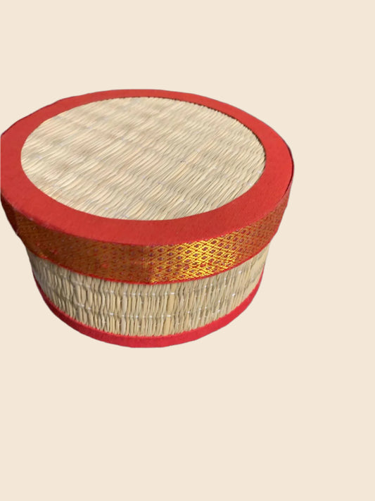 River Grass Round Box with Rivergrass Top