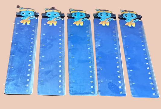Ruler with  Krishna print