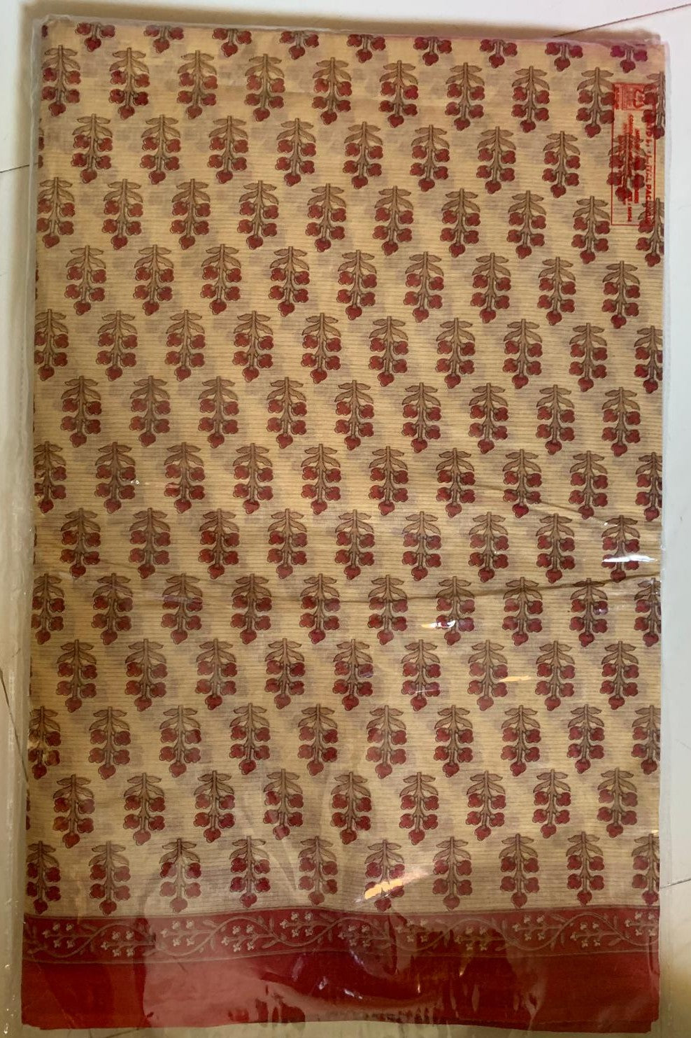 Karishma Cotton saree with blouse image 0