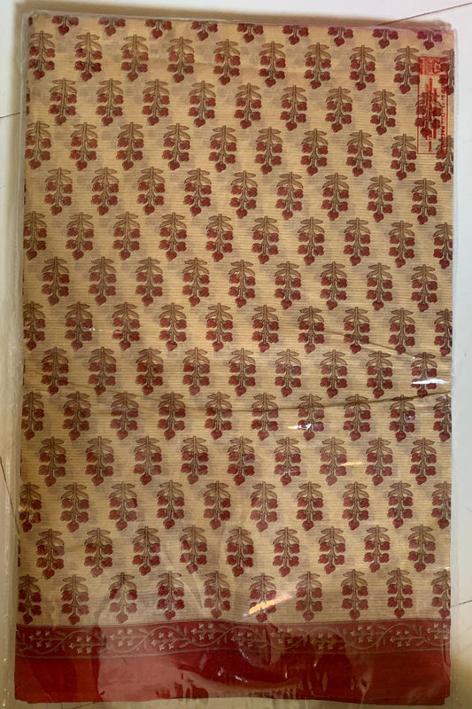 Karishma Cotton saree with blouse image 0