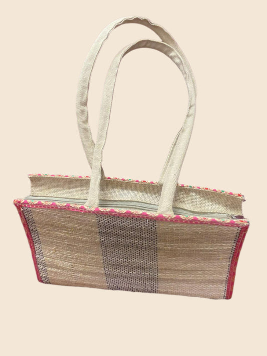 Box Hand Bag with Zip image 0