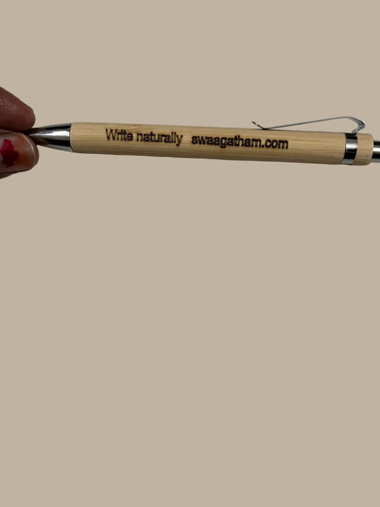 Bamboo pen